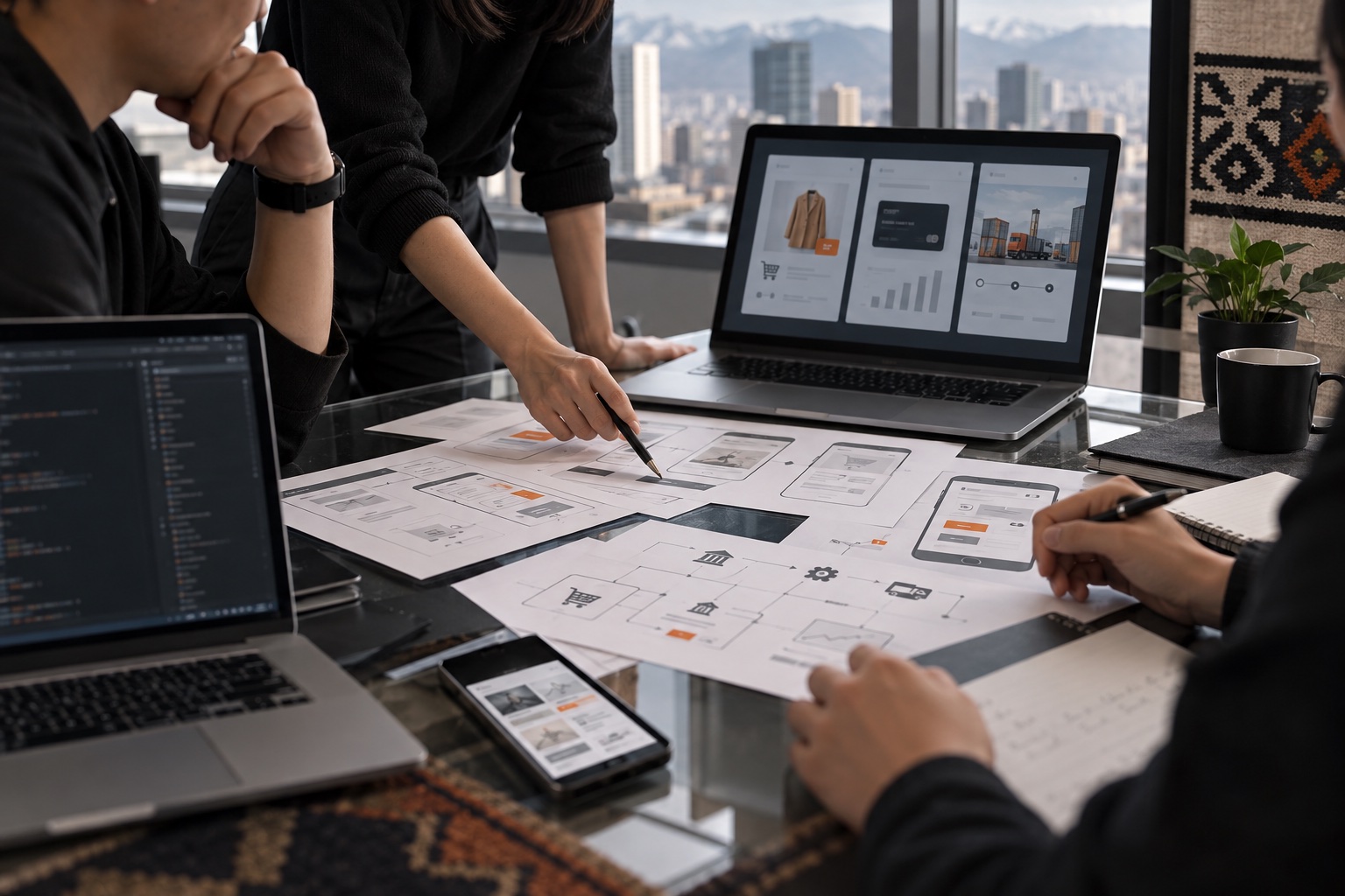 Product architecture planning for e-commerce, banking, and mobile systems